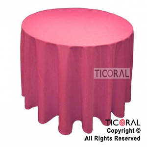 MANTEL LISO FUCSIA 213CM DIAM PLASTICO HS2201-12 x 1